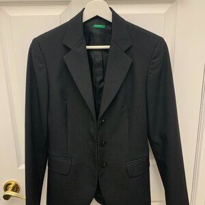 Beneton Black Blazer Sz. 2